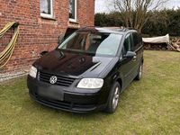 Gebraucht VW Touran 102 PS (75 kW) 2004 Schwarz Van / Kleinbus