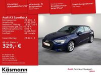 Gebraucht Audi A3 Ambiente 150 PS (110 kW) 2021 Navarrablau metallic (metallic) Limousine