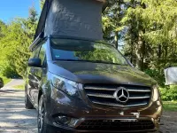 Gebraucht Mercedes V220 Marco Polo 163 PS (119 kW) 2017 Braun Van / Kleinbus