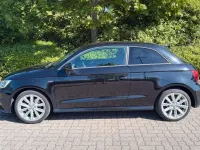 Używany Audi A1 S-Line 125 KM (91 kW) 2017 Czarny Hatchback