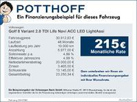 gebraucht VW Golf VIII Variant 2.0 TDI Life Navi ACC LED LightAssi