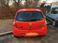 Gebraucht Dacia Sandero 2009 Rot Kleinwagen