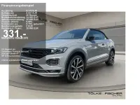 Gebraucht VW T-Roc Cabriolet R-line 150 PS (110 kW) 2021 Grau Cabrio