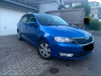 Gebraucht Skoda Rapid Joy 90 PS (66 kW) 2016 Blau Kleinwagen