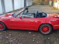 Gebraucht Mazda MX5 116 PS (85 kW) 1991 Rot Cabrio