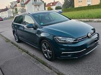 Gebraucht VW Golf VII Highline 135 PS (99 kW) 2018 Grün Kombi