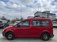 Second-hand VW Caddy Life 109 CP (80 kW) 2009 Roșu Monovolum