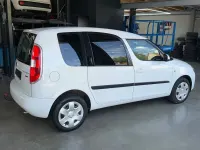 Gebraucht Skoda Roomster Style 86 PS (63 kW) 2009 Weiß Van / Kleinbus