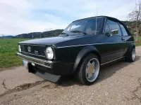 Gebraucht VW Golf Cabriolet 110 PS (80 kW) 1990 Schwarz Cabrio