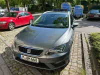 Używany Seat Leon 116 KM (85 kW) 2018 Srebrny Kombi
