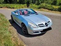 Gebraucht Mercedes SLK350 272 PS (200 kW) 2004 Silber Cabrio