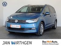 Gebraucht VW Touran Join 150 PS (110 kW) 2018 Blau metallic Van / Kleinbus