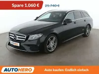 Gebraucht Mercedes E220 AMG line 194 PS (142 kW) 2016 Obsidianschwarz Kombi