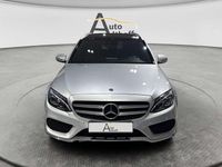 Gebraucht Mercedes C400 AMG line 333 PS (244 kW) 2018 Iridiumsilber  metallic Kombi