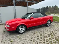 Gebraucht Audi Cabriolet Design 133 PS (97 kW) 1993 Rot Cabrio