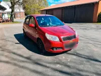 Gebraucht Chevrolet Aveo 84 PS (61 kW) 2009 Rot Kleinwagen