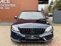 Gebraucht Mercedes C220 AMG line 170 PS (125 kW) 2018 Cavansitblau met. Limousine