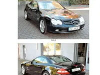 Gebraucht Mercedes SL350 Edition 245 PS (180 kW) 2005 Schwarz Cabrio