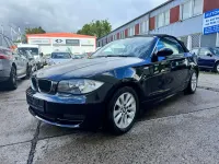 Gebraucht BMW 118 Cabriolet 143 PS (105 kW) 2009 Schwarz ii Cabrio
