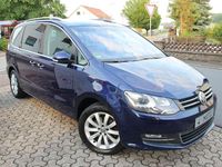 Gebraucht VW Sharan Highline 184 PS (135 kW) 2018 Atlantic blue metallic Van / Kleinbus