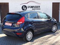 Gebraucht Ford Fiesta Trend 82 PS (60 kW) 2012 Blau Kleinwagen