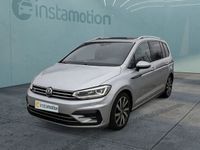 Gebraucht VW Touran R-line 150 PS (110 kW) 2019 Silber Van / Kleinbus