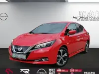 Gebraucht Nissan Leaf N-Connecta 110 kW (150 PS) 2021 Rot Kleinwagen