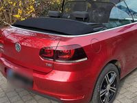 Gebraucht VW Golf Cabriolet 105 PS (77 kW) 2012 Rot Cabrio