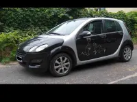 Używany Smart ForFour 75 KM (55 kW) 2005 Czarny Hatchback