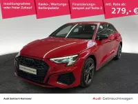 Gebraucht Audi A3 S-Line 245 PS (180 kW) 2023 Y1 tangorot metallic Limousine