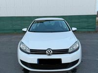 Gebraucht VW Golf VI 80 PS (58 kW) 2009 Weiß Kleinwagen