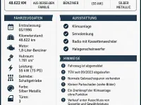 Gebraucht VW Golf III 75 PS (55 kW) 1996 Silber Kleinwagen
