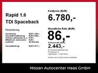 Gebraucht Skoda Rapid Style 90 PS (66 kW) 2014 Rallyegrün metallic Kleinwagen