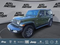 Gebraucht Jeep Wrangler Sahara 272 PS (200 kW) 2024 Sarge green clear coat SUV