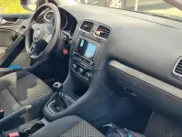 Gebraucht VW Golf VI 2009 Schwarz Kleinwagen
