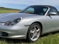 Brugt Porsche Boxster S 260 HK (191 kW) 2003 Sølv Cabriolet