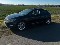 Usata Seat Leon FR 179 CV (131 kW) 2013 Nero Coupé