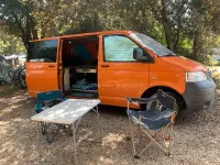 Usata VW Transporter 84 CV (61 kW) 2009 Arancione Furgone