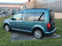 Gebraucht VW Caddy Comfortline 102 PS (75 kW) 2015 Grün Van / Kleinbus