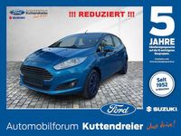 Gebraucht Ford Fiesta Titanium 125 PS (91 kW) 2013 Arubablau metallic Kleinwagen