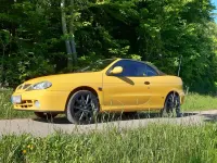 Gebraucht Renault Mégane Cabriolet 107 PS (78 kW) 1999 Gelb Cabrio
