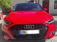 Gebraucht Audi A3 Advanced Plus 150 PS (110 kW) 2023 Rot Limousine