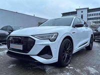 Gebraucht Audi e-tron Sportback Black Edition 300 kW (408 PS) 2022 Gletscherweiß metallic SUV
