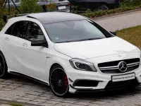 Gebraucht Mercedes A45 AMG AMG 360 PS (264 kW) 2015 Weiß Kleinwagen