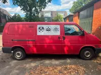 Gebraucht VW T4 102 PS (75 kW) 2002 Rot Van