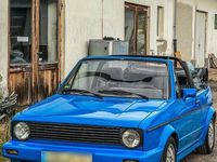 Gebraucht VW Golf Cabriolet 72 PS (52 kW) 1988 Blau Cabrio