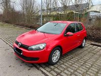 Gebraucht VW Golf VI 80 PS (58 kW) 2009 Rot Kleinwagen