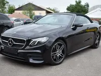Gebraucht Mercedes E220 AMG line 194 PS (142 kW) 2018 Obsidianschwarz Cabrio