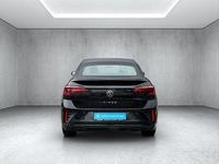 Gebraucht VW T-Roc Cabriolet R-line 150 PS (110 kW) 2023 Schwarz Cabrio