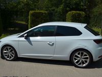 Usata Seat Leon 140 CV (102 kW) 2013 Bianco Coupé